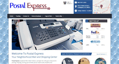Desktop Screenshot of postalexpress-sc.com
