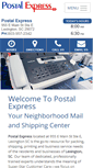 Mobile Screenshot of postalexpress-sc.com